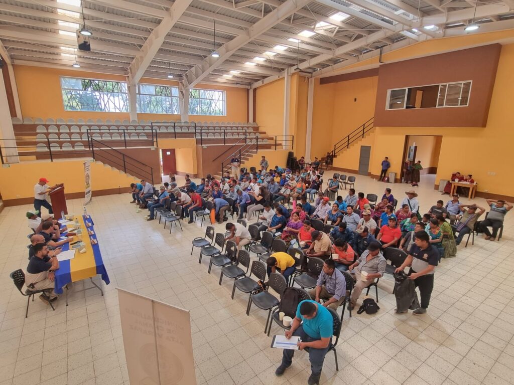 Capacitación a Coordinadores de Cocode´s de Chahal, Alta Verapaz