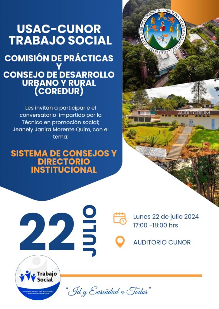 Conversatorio dirigido a practicantes de Trabajo Social USAC-CUNOR